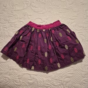 Tea Collection girls 12-18 months nersin poplin skirt with attached diaper cover